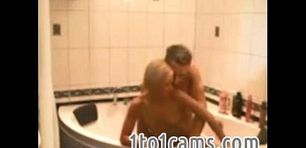  Hot blonde fucked in bath tub - 1to1cams.com